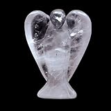 [GOLD STONE] 水晶 天使 ヒーリング エンジェル クリスタルクォーツ 天然石 ブラジル産 crystal スピリチュアル クリスタル 浄化 1体