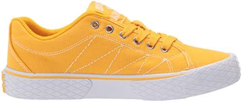 British Knights womens Vulture 2 Classic Low Top Fashion Sneaker, Yellow/White, 10 US | Image 5