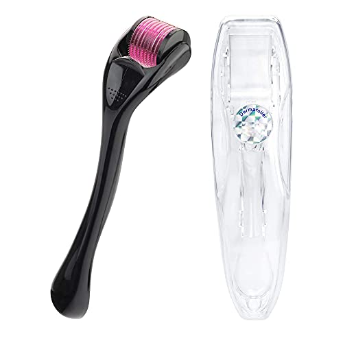 AUFGELD-AG540-Titanium-Microneedle-540-Needles-10mm-Derma-Roller-Skin-Care-for-Face-Facial-Wrinkles-Hair-Loss-Stretch-Marks-Hair-Regrowth-Micro-Needles-Professional-Microneedling-Derma-Needling-Kit