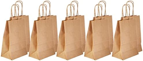 Sacola de Papel, Cromus Embalagens 700500048, Pardo, 21.5 x 15 x ...