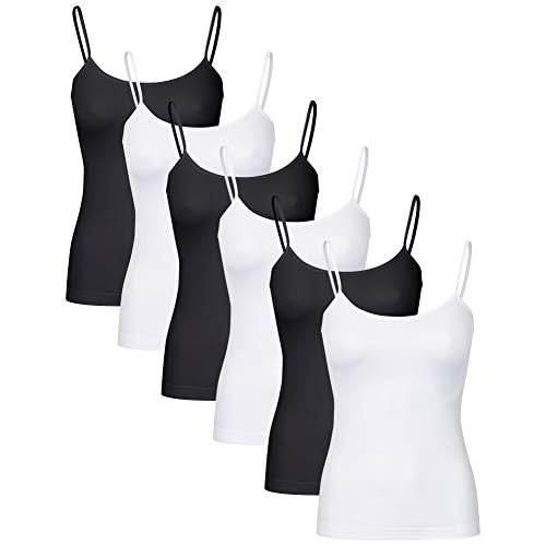 r-dessous 1 bis 6 St. Damen Trägerhemd Unterhemd nahtlos Microfaser Unterwäsche Groesse: S/M