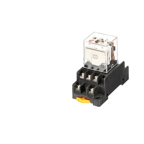 Petit relais électromagnétique HH63P boîtier intermédiaire 24V CC socle de fixation LY3
