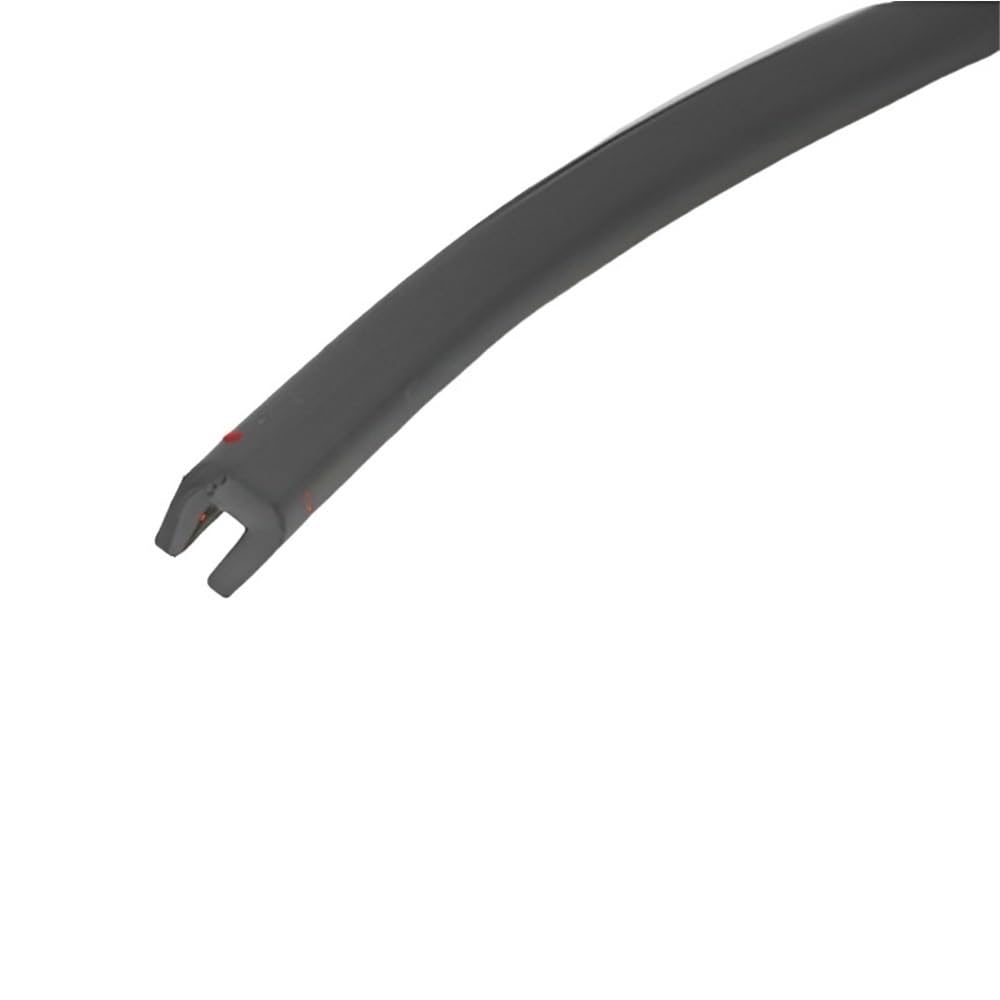 Loacea One Color U-Shaped Seal Strip Rubber Edge Trim Strip Black U Section Edging Sealing, Shield Enclosure Protector 1Pc(6Mm*6Mm*2Mm*5Meters)