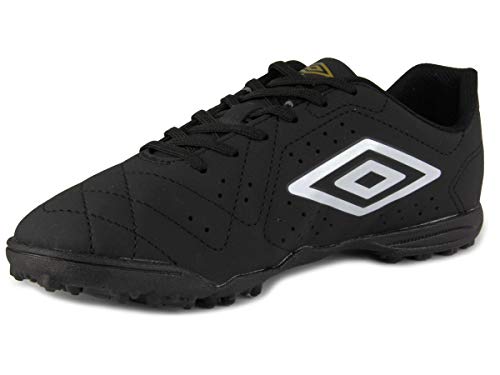 Chuteira Umbro Striker VI Society Preta e Branca