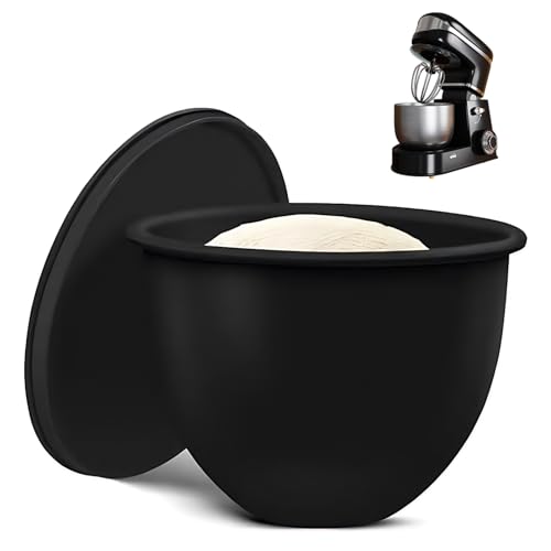 Silikon-Schüsseleinsatz,Rührschüssel für KitchenAid Küchenmaschine,Backschüssel-Einsatz,Hitzebeständig,Austauschbare Einsätze in Lebensmittelqualität,mit Aufbewahrungsdeckel