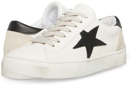Steve Madden Women's Rezume Sneaker, Black Multi, 7.5 | Image 6