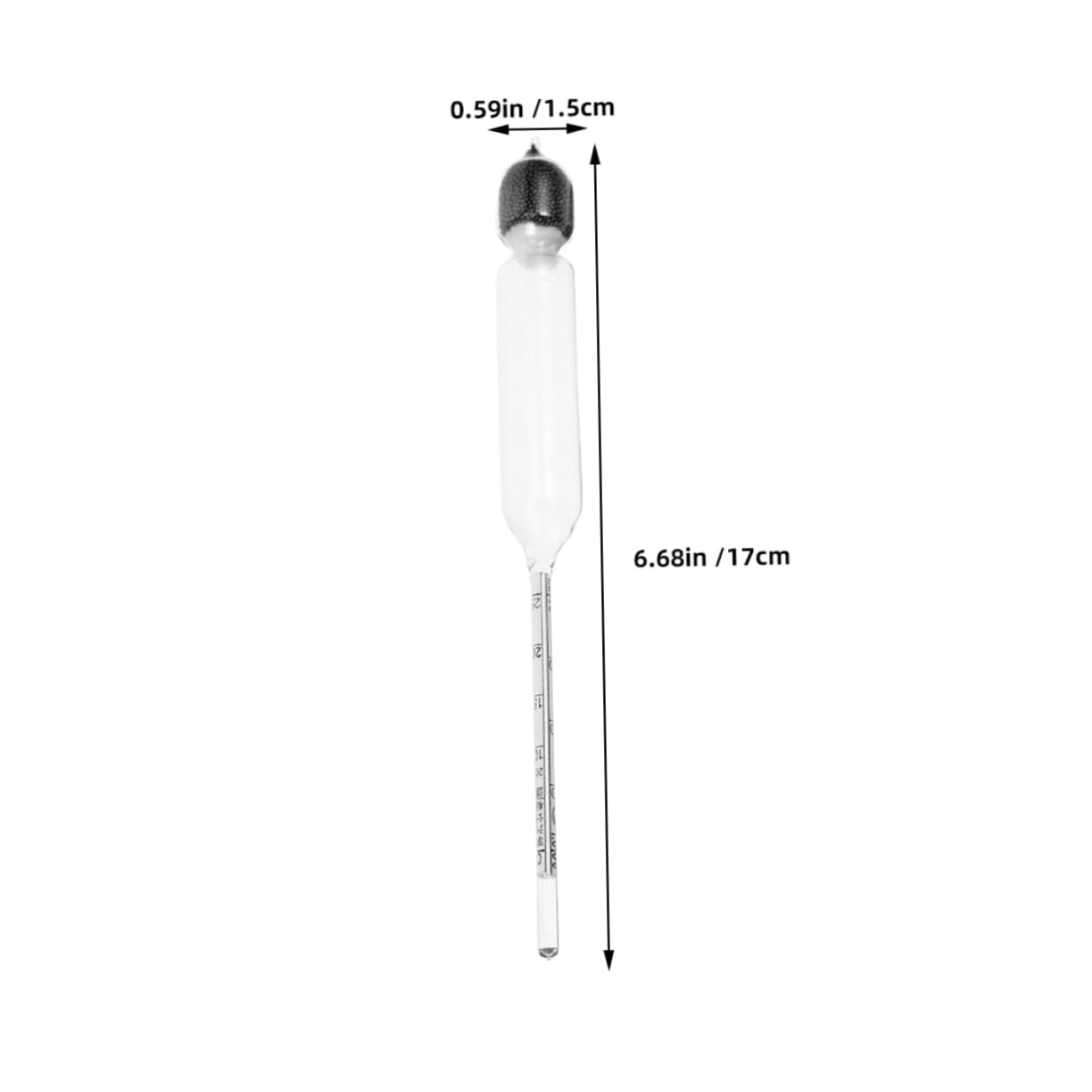 ABOOFAN 2 Pcs Milk Density Meter Triple Scale Hydrometer Distilling Supplies Mead Kit Maple Syrup Hydrometer Mead Making Kit Salinity Hydrometer Saltwater Hydrometer Mini Hydrometer Glass