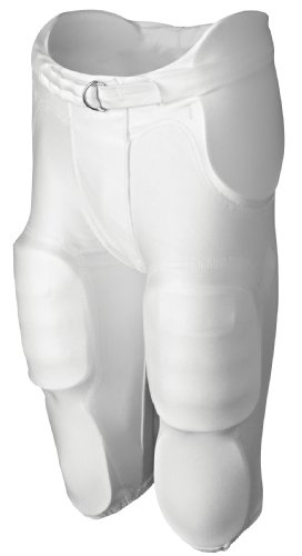 Pantalon de football Rawlings F4500P adulte avec protections intégrées blanc
