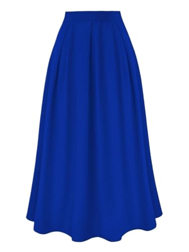 Women's Summer Elegant Solid Color High Waist Skirt for Spring and Summer Maxi Going Out Outfits