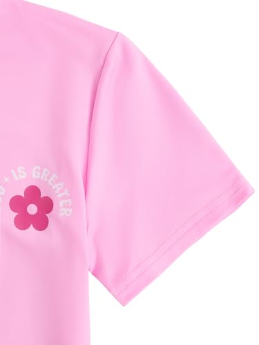 Image of Verdusa Girl's Coquette Bow Top Round Neck Short Sleeve Cute Graphic Tees