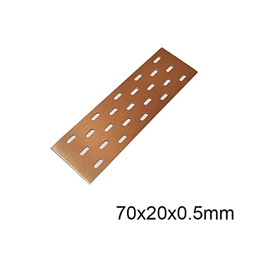 Amazon.co.jp: 純銅ヒートシンク 70mm×20mm×0.5mm M.2 SSD用冷却