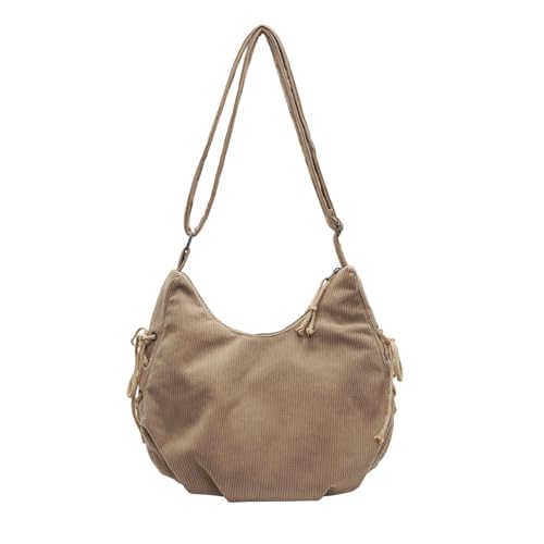 Sac à bandoulière en velours côtelé pour ne plus manquer d'espace avec style