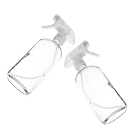 HAMPPLIES 2 pezzi Spruzzino in Vetro Trasparente Nebulizzatore Riutilizzabile per Pulizia Casa Cura Piante e Auto Spray Nebbia Fine Impugnatura Antiscivolo Ergonomica