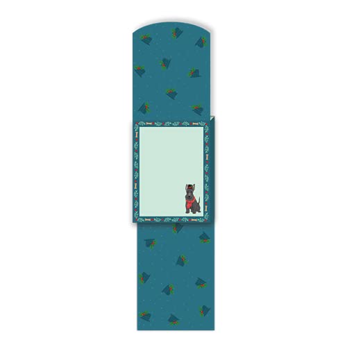 Image of Punch Studio Xmas Terrier Christmas Pocket Notepad (36709)