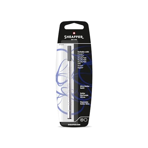 Dai un tocco di stile con questa sottile ricarica per penna roller progettata per adattarsi alle penne roller Sheaffer Intensity, Sagaris, VFM, 300 e 100