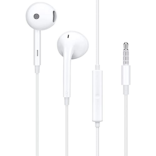successXE610 Boom Bass Wired in-Ear Headphones Compatible with Especially All Oppo Smartphones (White)