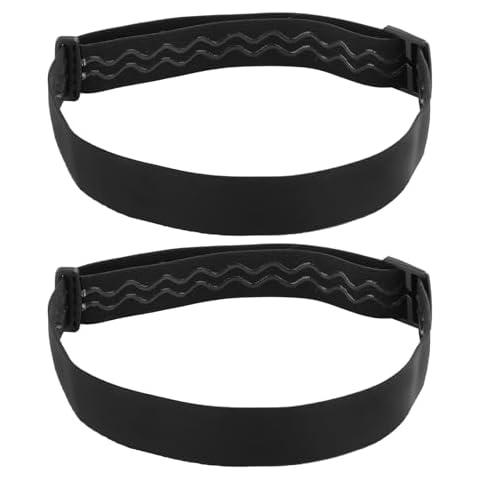 2pcs Adjustable Elastic Headlamp Straps Cover