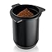 Kubek dozujący 54 mm, pojemnik do kawy w proszku aluminiowym, metalowe akcesoria do kawy, bez użycia rąk, do ekspresów 54 mm (Barista Express/Barista Pro) (czarny)
