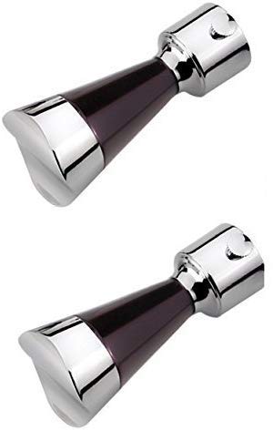 A-ONE Stainless Steel Brown Curtain Bracket for Door&Window - Pack of 2