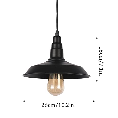 Lampe à suspension rétro en fer forgé E27 MOCHAMIK