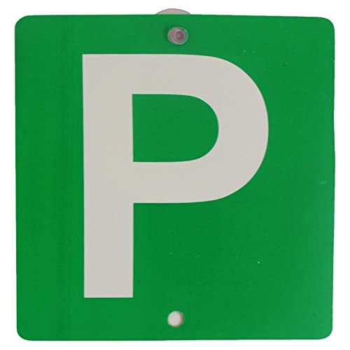 image for [2PCE] SAS Automotive License Plate P-Green & Red for Customized and O