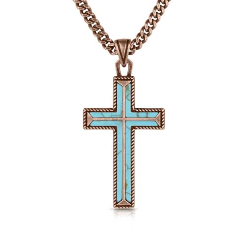 Montana Silversmiths Western Lifestyle Men's Cross Necklace