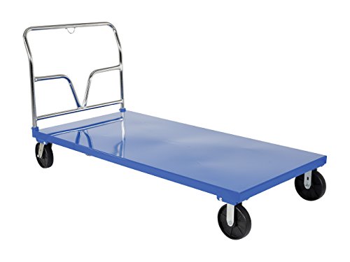 Vestil SPT-3672 Steel Platform Truck, 3600 lb Uniform Static Capacity, 36" x 72" Deck, Blue #1