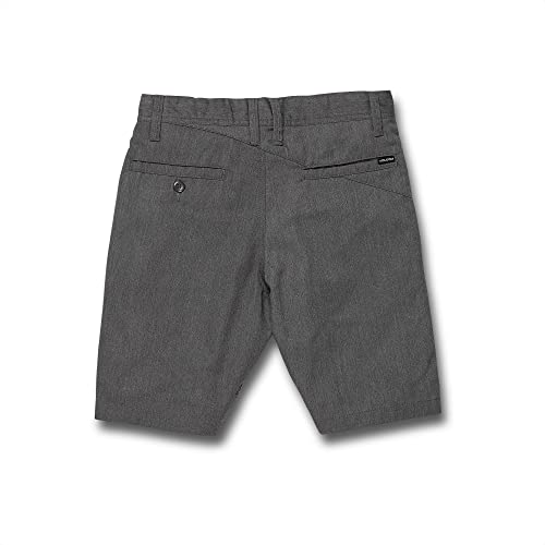 Volcom Frickin Chino Shorts (Big Boys & Little Boys Sizes), Charcoal Heather 1, 7 #TOP1