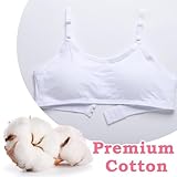 Teen Girls Training Bras Wireless Light Padded Sports Underwear Halter Vest Bralettes with Adjustable Strap for Age 12-16 - Image 5