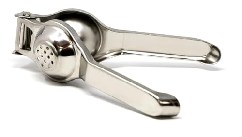 Image of ikis Stainless Steel Lemon Squeezer | Easy Squeezing Operation | 2-in-1 Lemon Squeezer with bottle Opener | User friendly | Make Salad Dressings | Useful for Marinating (Steel)