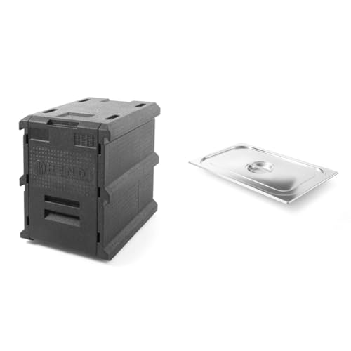 HENDI 707999 caisson isotherme étanche avec couvercle gastronome 806814 argent GN 1/1