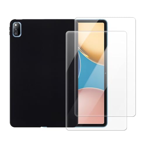Funda Honor Tablet V7 10.4 2021 con cristal templado negro para proteger el dispositivo escolar