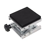 Luxshiny Verstellbare Scherenhebebühne Laborplattform Aluminium Manuell Hubtisch für Labor und Werkstatt