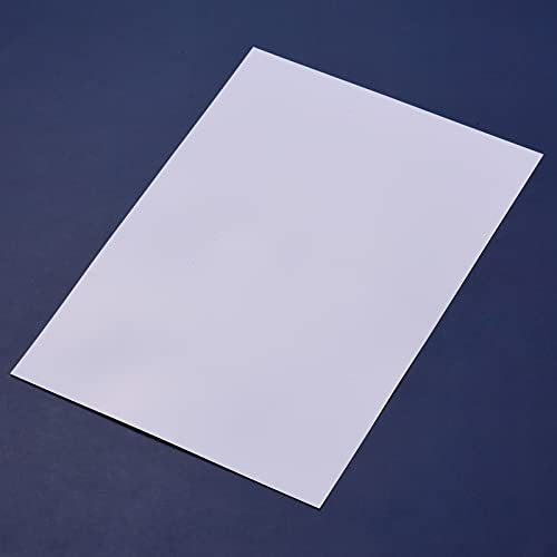 Film rétractable blanc jet d'encre de qualité supérieure pour bijoux DIY 21x29 cm