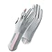 keynoyin Sunshade Driving Outdoor Sports Gloves, Riding Finger flip Touch Screen Breathable Gloves - Light Gray