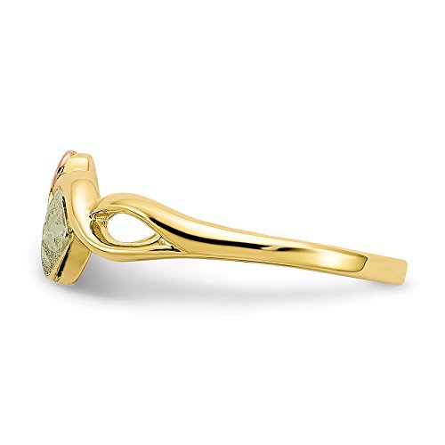 Sonia Jewels Solid 10k Tri-Color Black Hills Gold Ring3