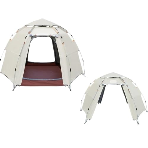 Carpa automática hexagonal para 1 persona, plegable y resistente miniatura 1