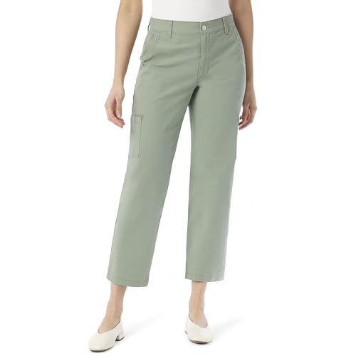 Gloria Vanderbilt Women's Cargo Pocket Zip Front Ankle with 