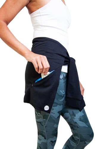 Modern Fanny Pack by Invisibelt - Slimming Wrap for Women with Zipped Pocket Storage to Carry Outdoor Essentials