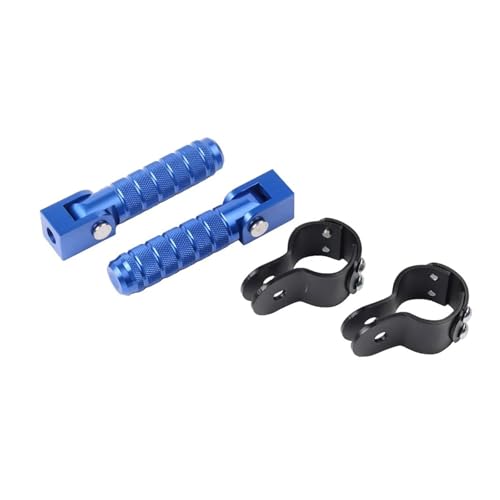 Pédales universelles pliables rouges pour motos Versys 650 et 1000