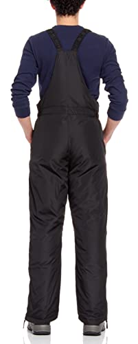 Bass Creek Outfitters Men's Snow Bib - Insulated Overall Ski Pants, Size X-Large, Black #TOP2