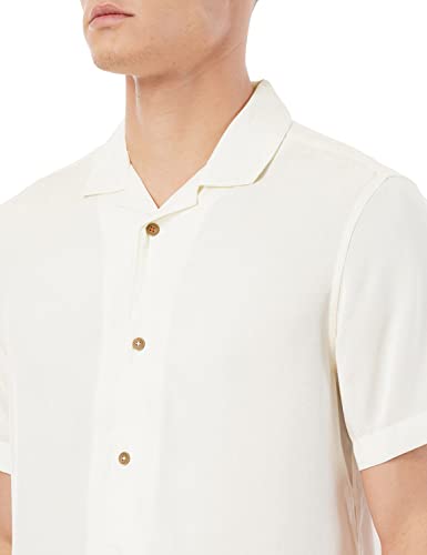 Image of FYLTR Men's Solid Rayon Casual Shirt with Resort Collar & Half Sleeves | Shirts for Men