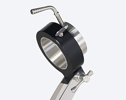 BRICOMIRAS JAMONERO Soporte Elite Inoxidable (SIN Base), Ideal para HOSTELERÍA, para Fijar EN Cualquier Base, Acero Inoxidable AISI-304 Y Polietileno PE-500