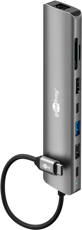 Solución falta de puertos MacBook con Hub USB-C 8 en 1 Goobay de 5 Gbit/s 4