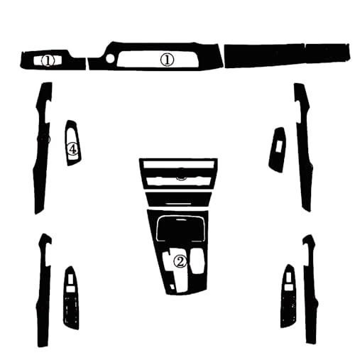 Kit Carbone BMW Série 7 F01 F02 | Accessoires Intérieurs Haut de Gamme Style 3D
