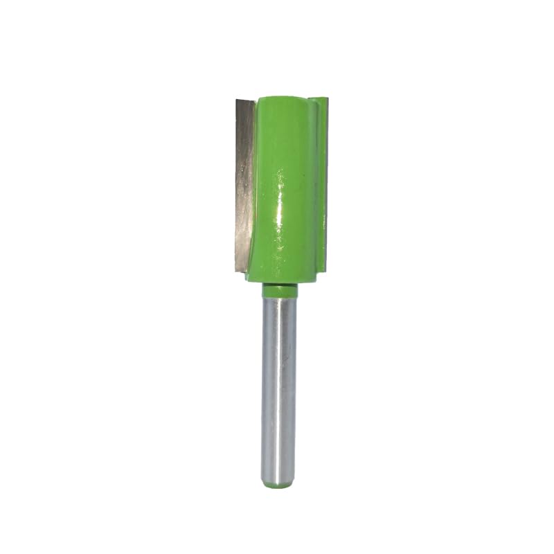 Fresa de broca recta de doble flauta, vástago único de 6mm, for madera, enrutador de carburo de tungsteno, herramienta de carpintería, 6 uds.