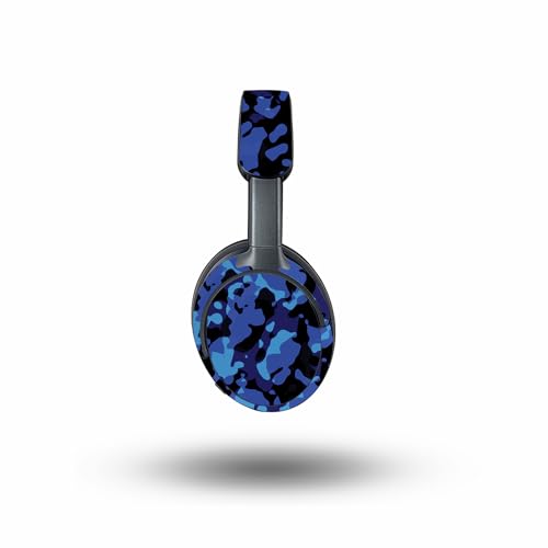 Image of MightySkins Skin Compatible with Bose QuietComfort Ultra - Blue Modern Camo | Protective, Durable, and Unique Vinyl Decal wrap Cover | Easy to Apply, Remove, and Change Style