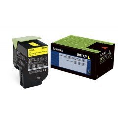 Toner jaune 801 X Y 4 000 feuilles, haute capacité pour séries CX510