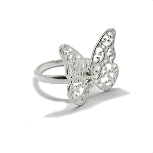 Bague papillon argent 925 idée cadeau anniversaire femme romantique