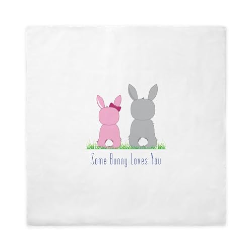 CafePress Some Bunny Loves You Queen Duvet Cover, Printed Comforter Cover, Unique Bedding